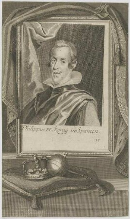 Bildnis Philippus IV., König in Spanien