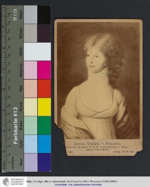 Louise, Königin v. Preussen : Nach dem im Besitz S. K. H. d. Grossherzogs v. Hessen befindl. Orig.-Oelbild