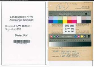 Entnazifizierung Karl Dieler , geb. 28.09.1907 (Kaufmann)