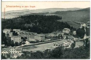 Schwarzenberg. Stadtansicht