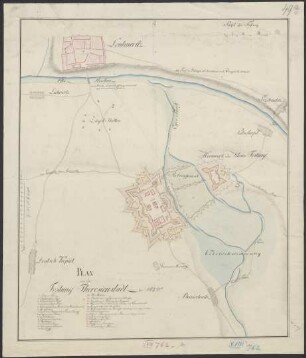 Plan von der Festung Theresienstadt