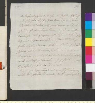 Brief von Körner, Christian Gottfried an Goethe, Johann Wolfgang von