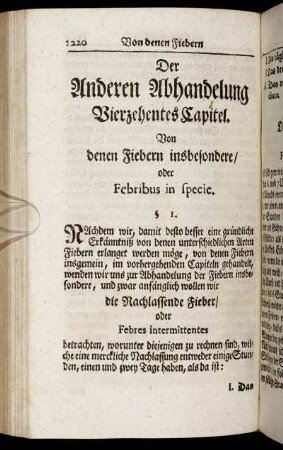 Vierzehentes Capitel.