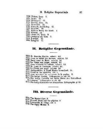 II. Religiöse Gegenstände