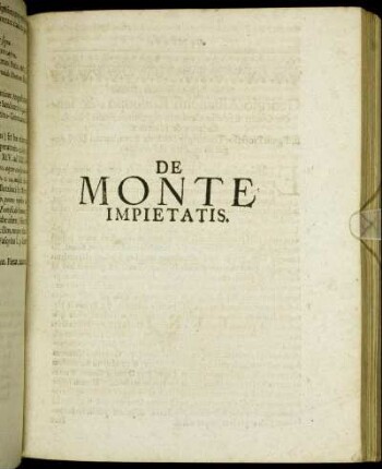 De Monte Impietatis
