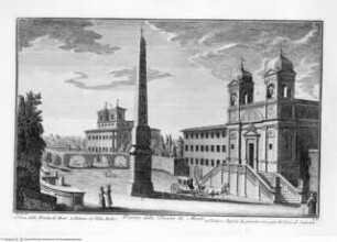 Delle Magnificenze di Roma antica e moderna, Siebtes Buch, Tafel 178: Piazza della Trinità dei Monti