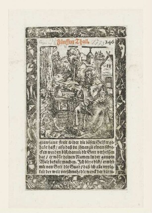 Heiliger Antonius, aus: "Seelengarten"