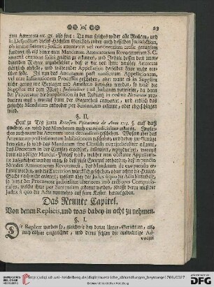 Das Neunte Capitel: Von denen Replicis […]