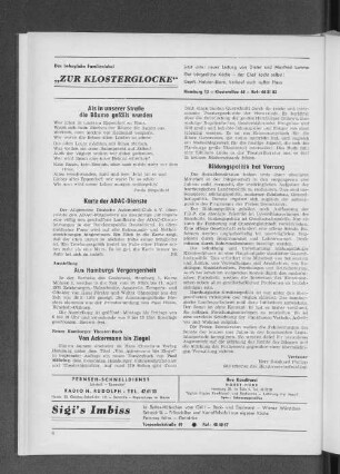 Aus Hamburgs Vergangenheit