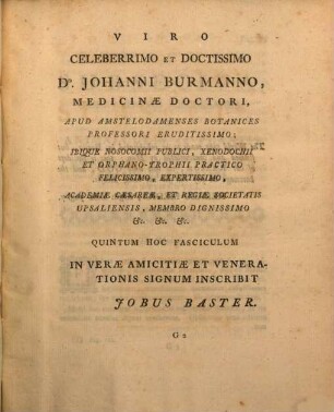 Jobi Basteri Med. Doct., Acad. Caes., Societat. Reg. Lond., Et Holland. Socii Opuscula Subseciva : Observationes Miscellaneas De Animalculis Et Plantis : Quibusdam Marinis, Eorumque Ovariis Et Seminibus Continentia, 2,2