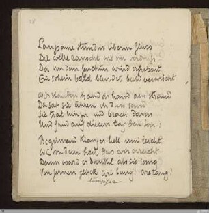 Langsame stunden überm fluss : [SW IV: S]; [SW IV, S. 106/143]