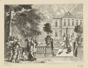 Vertumnus und Pomona, aus: "Historische und mythologische Darstellungen"