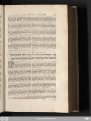 Exercitatio XLVI.