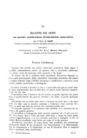 II. Malattie del Denti[...]