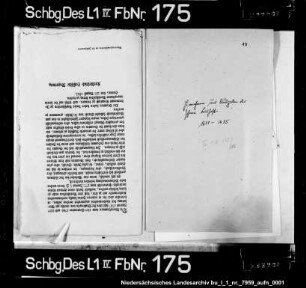 Einnahmen und Ausgaben der Pfarrei Lindhorst