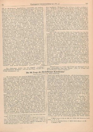 281-286 Die 80. Frage des Heidelberger Katechismus