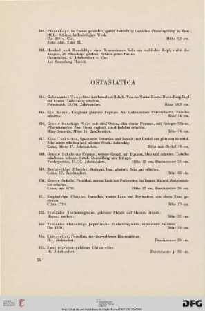 Ostasiatica (Nr. 844-904)