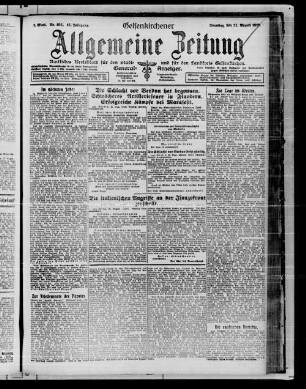 Gelsenkirchener allgemeine Zeitung. 1904-1943