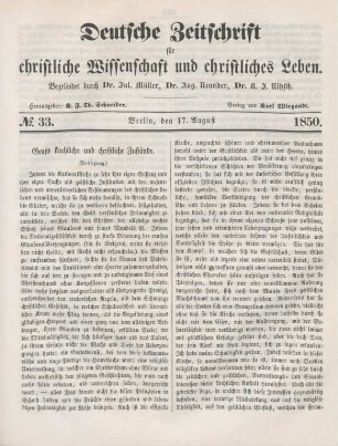 257-261 Genfs kirchliche und christliche Zustände