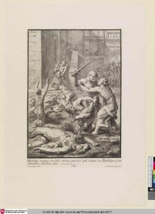 Herodes iratus occidit omnes pueros, qui erant in Bethlem, et in omnibus finibus eius