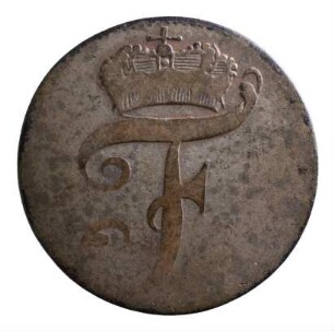 Münze, Pfennig, 1753