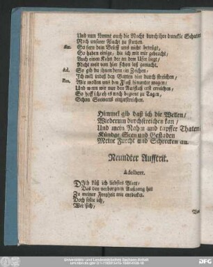 Neundter Aufftritt.
