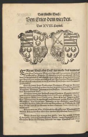 Von Erico dem vierden. Das XVIII. Capitel.