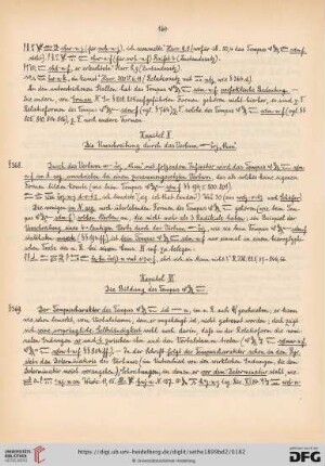 Kapitel III. Die Bildung des Tempus