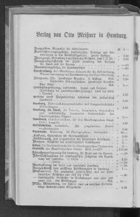 Verlag von Otto Meißner in Hamburg.