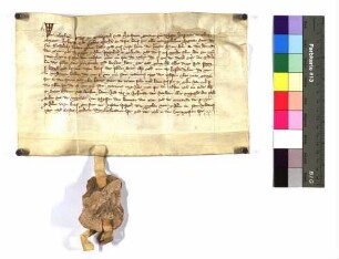 Graf Bertold von Graisbach und Marstetten, genannt von Neuffen, Hauptmann in Oberbayern, bescheinigt der Stadt Ulm den Empfang der Reichssteuer für Martini 1340/41.