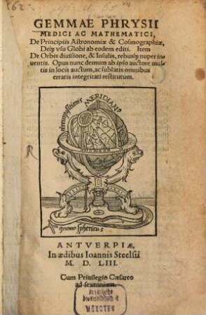 De principiis astronomiae et cosmographiae