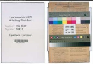 Entnazifizierung Hermann Haarbeck , geb. 28.07.1901 (Pfarrer)