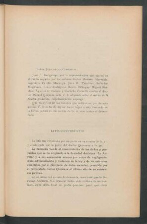 Litis contestatio