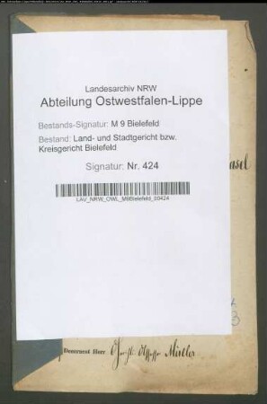 Sonstige: Quadfasel, Friedrich:
