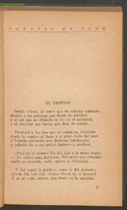 El destino
