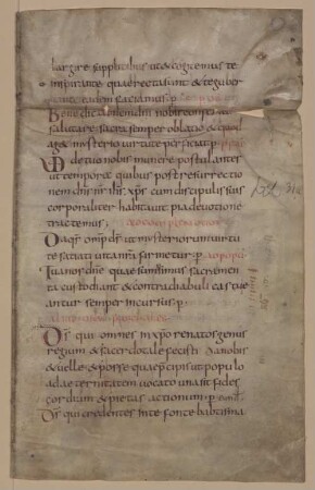 Sacramentarium Gregorianum - BSB Clm 29300(9