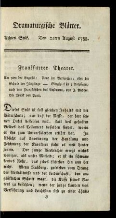 Achtes Stük