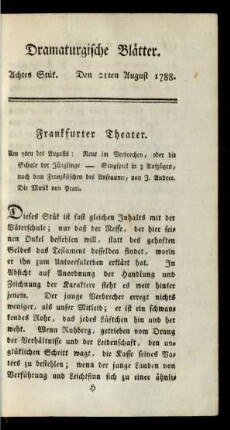 Achtes Stük