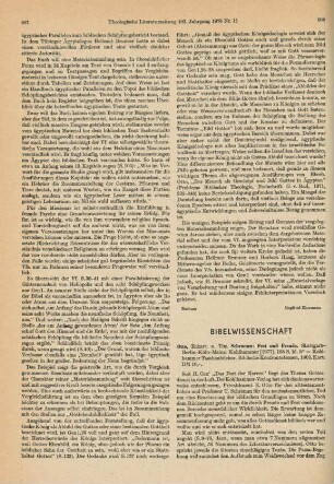 808-810 [Rezension] Otto, Eckart, Fest und Freude