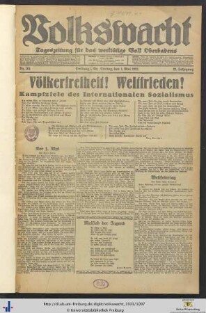 Nr. 101-124 (Mai 1931)