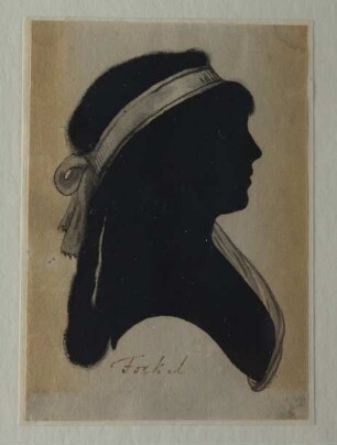 Silhouette der Sophia Margarethe Dorothea Forkel-Liebeskind geb. Wedekind