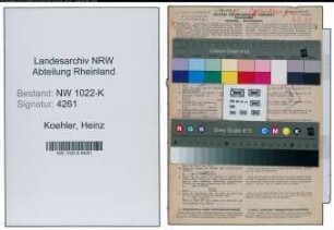 Entnazifizierung Heinz Koehler , geb. 21.04.1917 (Finanzbeamter)