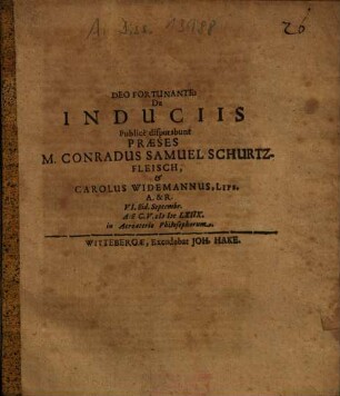 De Induciis