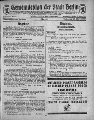 1926,41: Nr. 41, 10. Oktober 1926