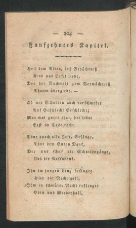 Funfzehntes Kapitel