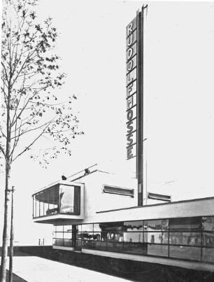 Köln, Rudolf-Mosse-Pavillon auf der Pressa, 1928, Mendelsohn, Erich