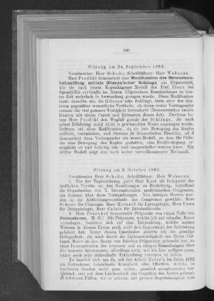 Sitzung am 24. September 1889.