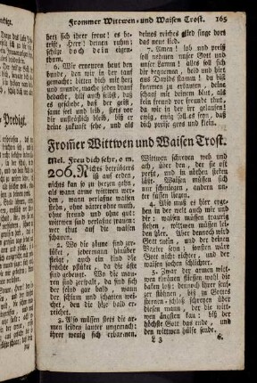 165-166, Frommer Wittwen und Waisen Trost (206)