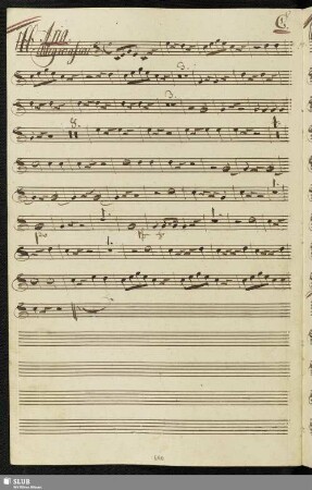 166. Aria: Ah che son fuor di me / Gassmann, F. L.