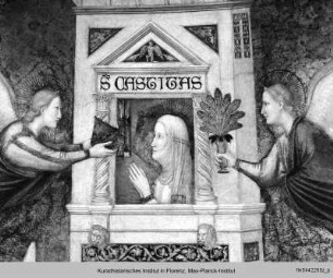 Vierungsgewölbe : Allegorie der Keuschheit